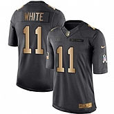 Nike Bears 11 Kevin White Anthracite Gold Salute To Service Limited Jersey Dzhi,baseball caps,new era cap wholesale,wholesale hats